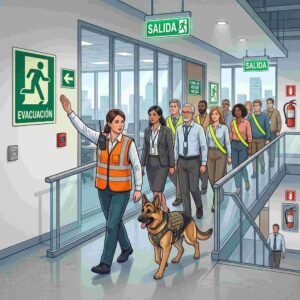Curso de Repliegue, Evacuación y Permanencia, Procedimientos, Ejercicios y Simulacros.